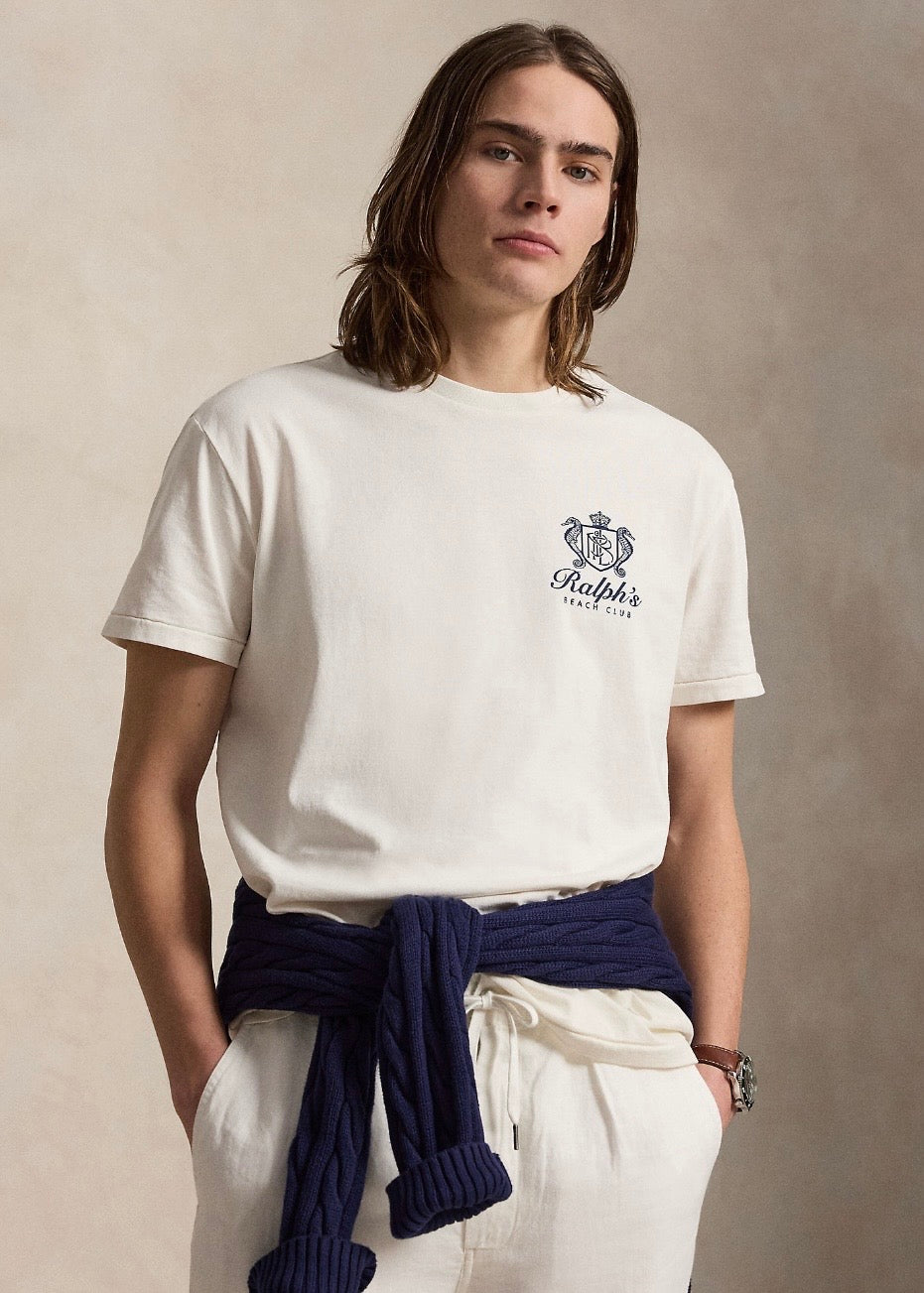 Jersey Graphic T-shirt Dechwash White