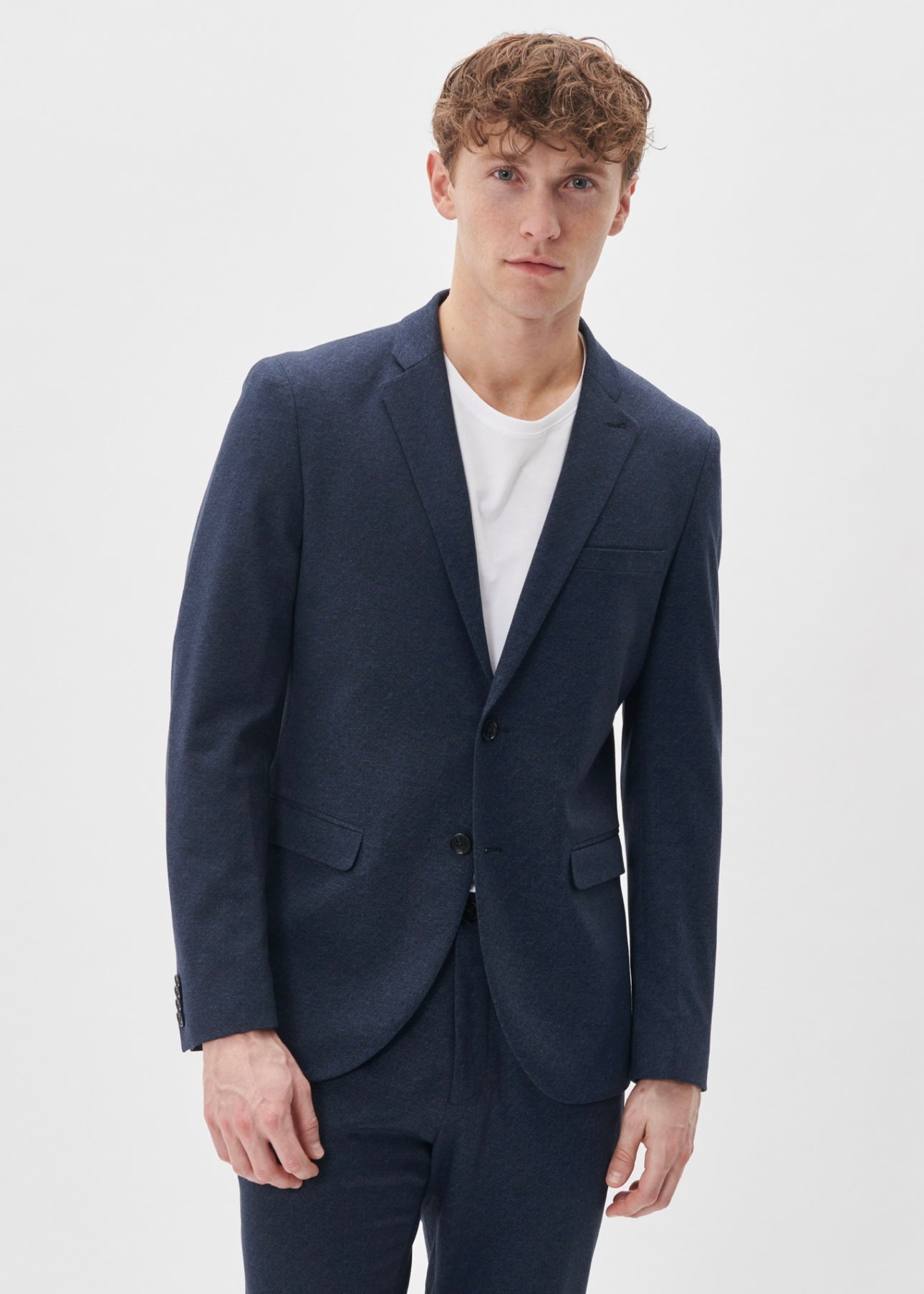 George Jersey Blazer Dark Navy