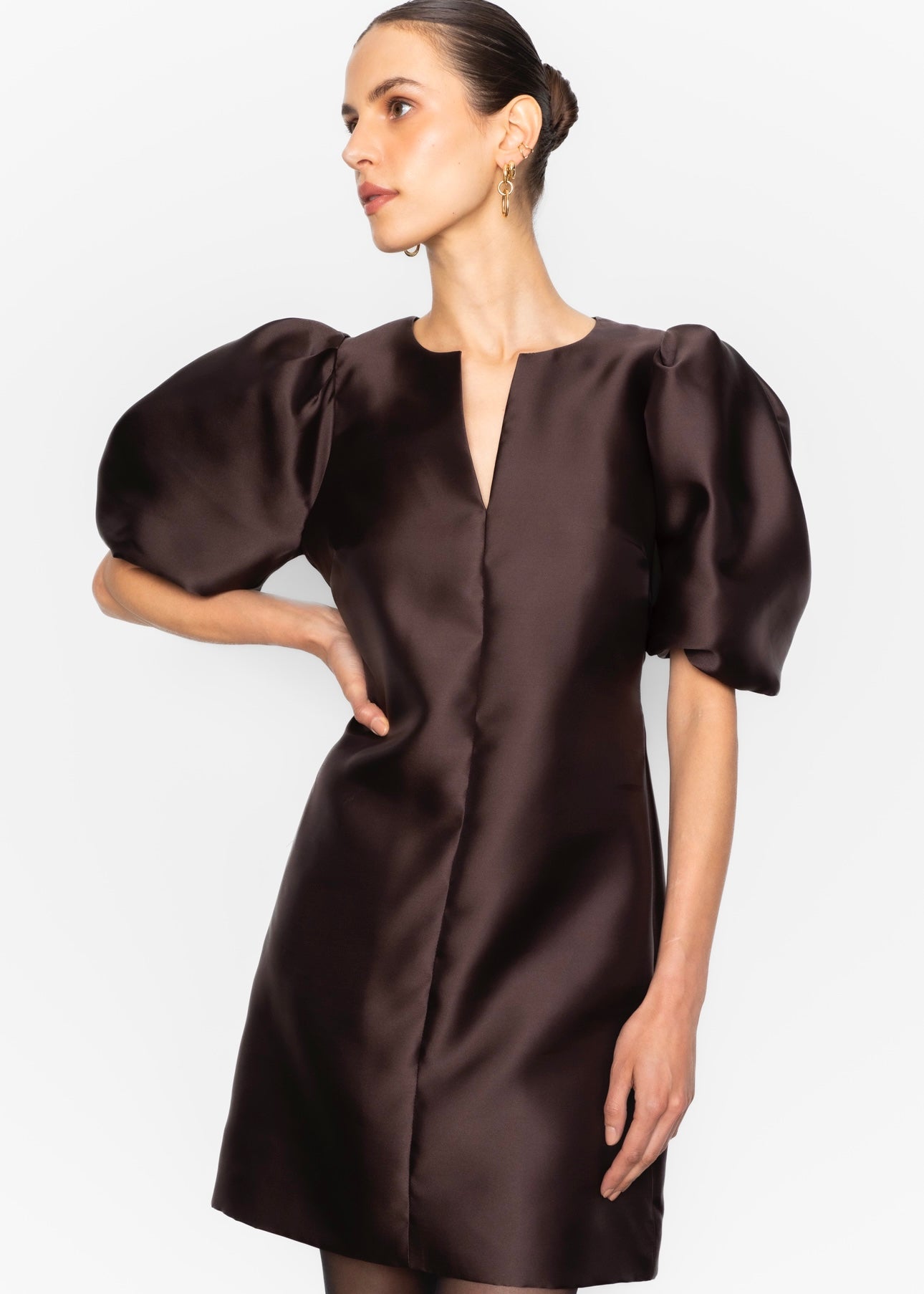 Rosie dress Dark Brown