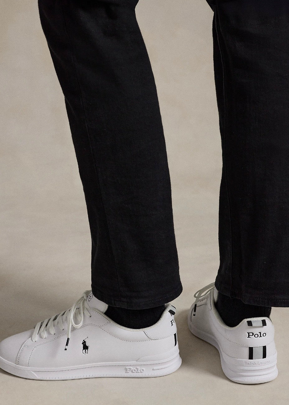 Heritage Court Leather Sneakers White