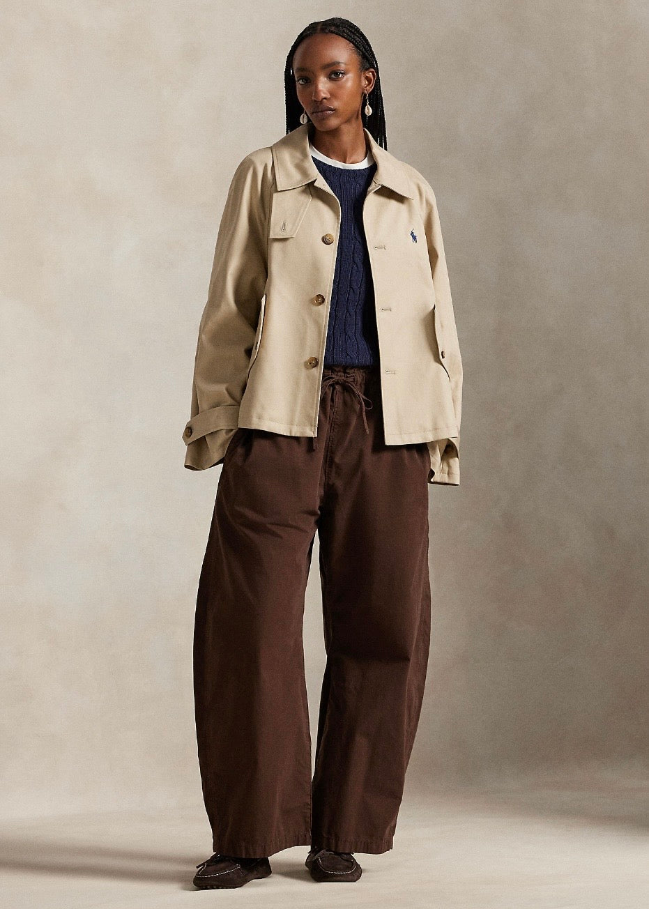 Cotton Twill Jacket Beige