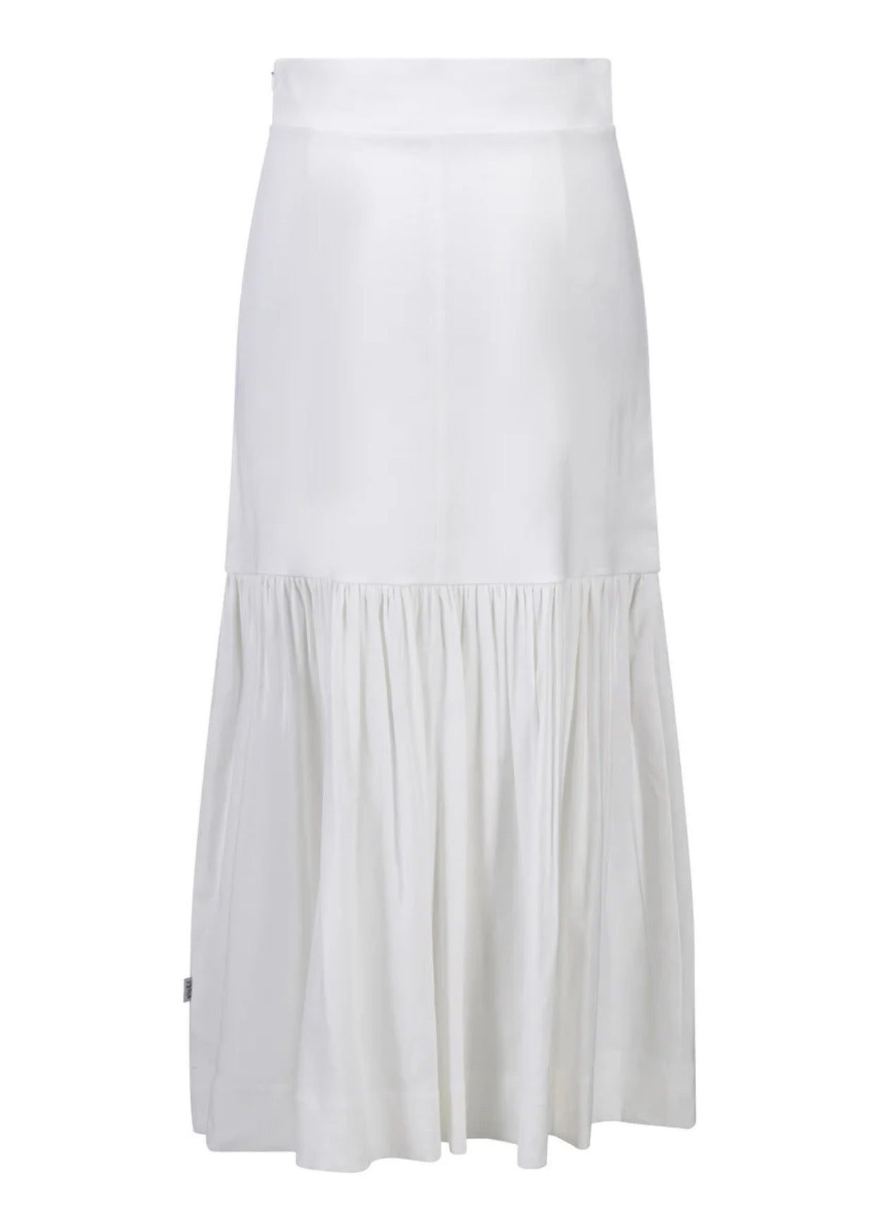 Lill Linen Skirt White