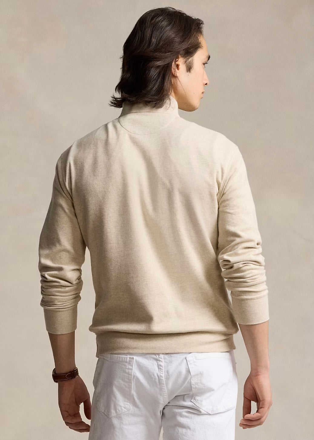 Ralph Lauren College Zip sweater - Expedition Dune