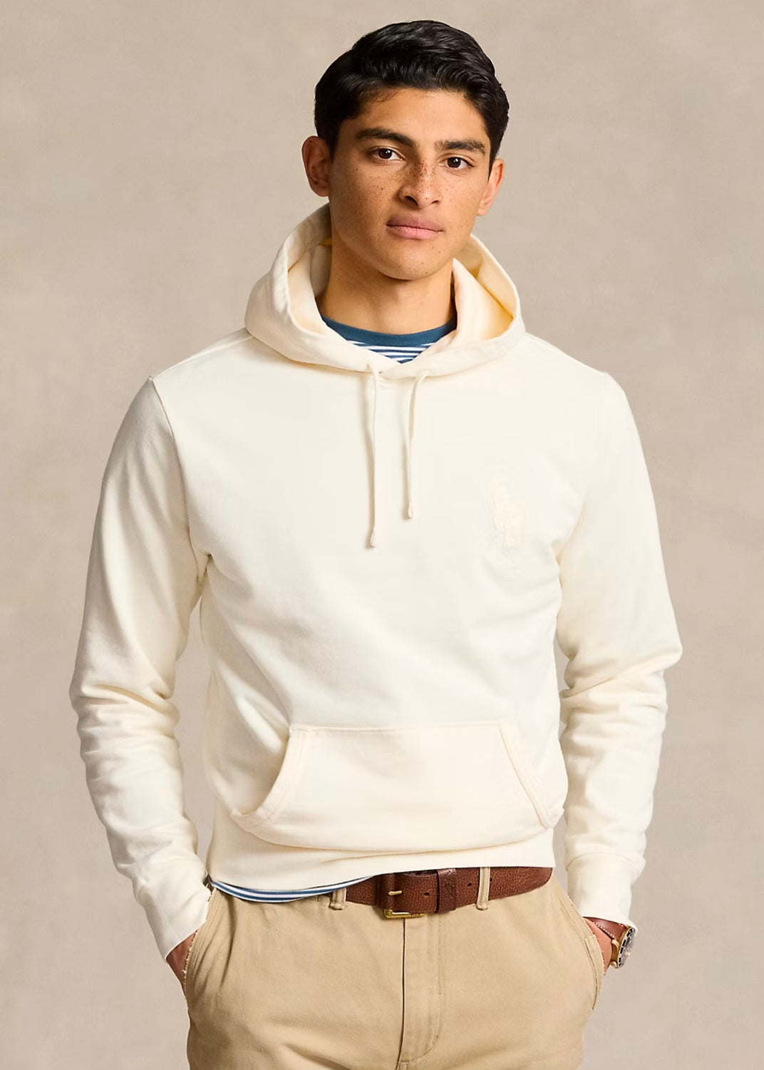 Polo Ralph Lauren Big Logo hoodie - Clubhouse Cream
