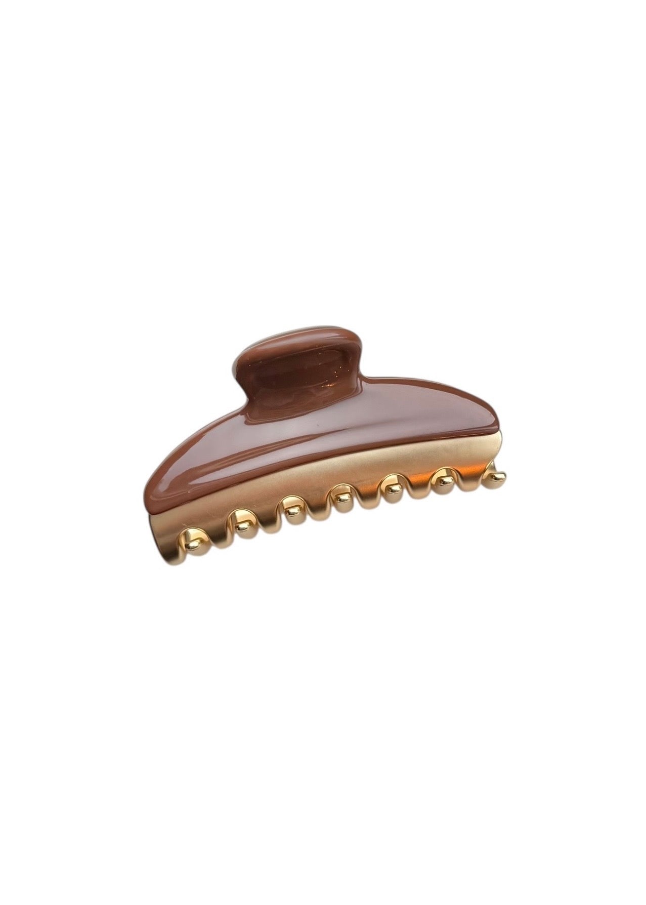Kaia Medium Hair Clip Brown