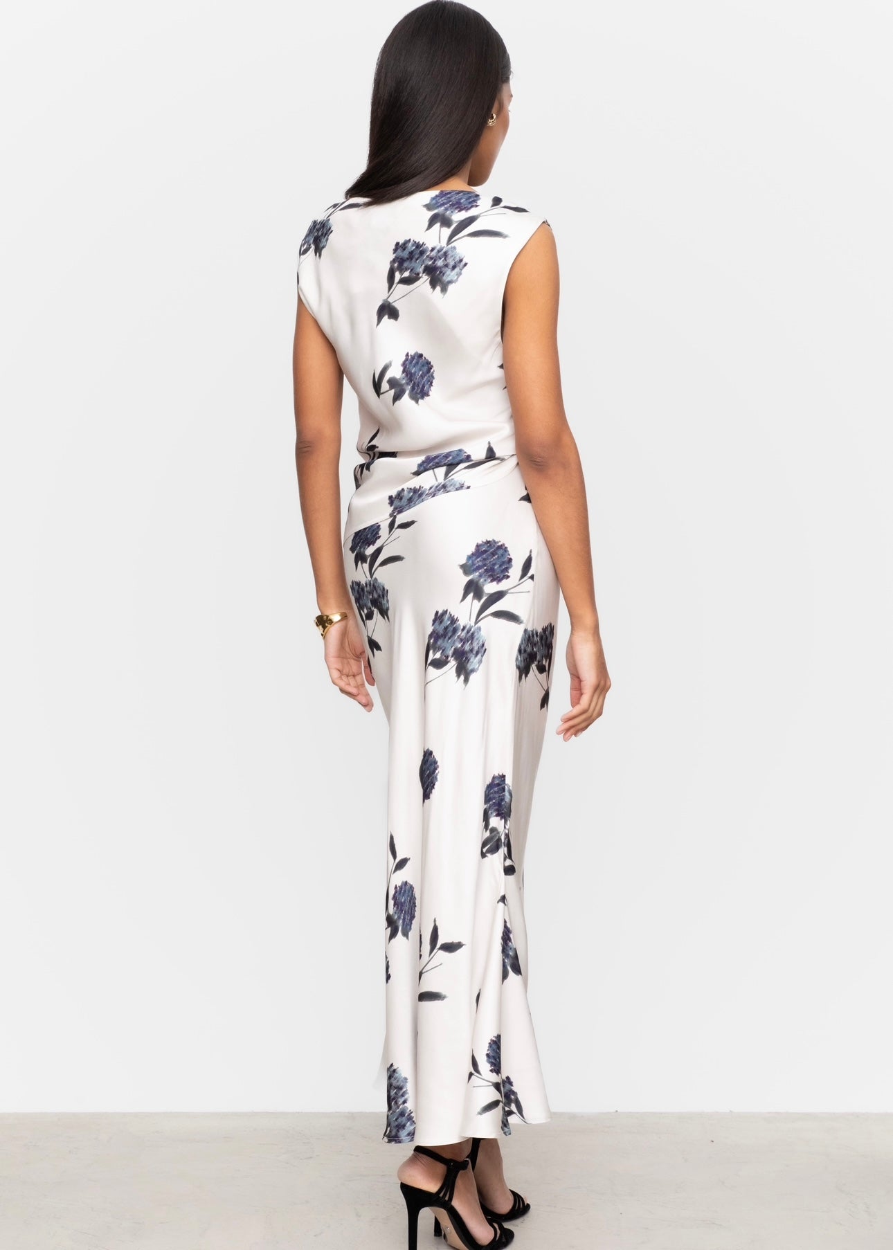 Camilla Pihl Haidi top - Cream Hydra Print