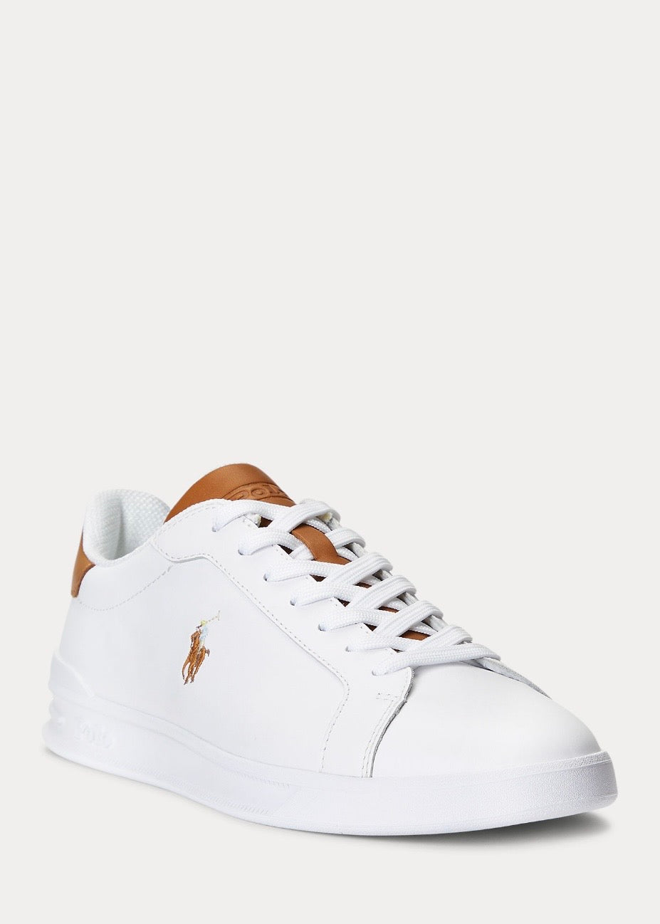 Heritage Court Leather Sneakers White