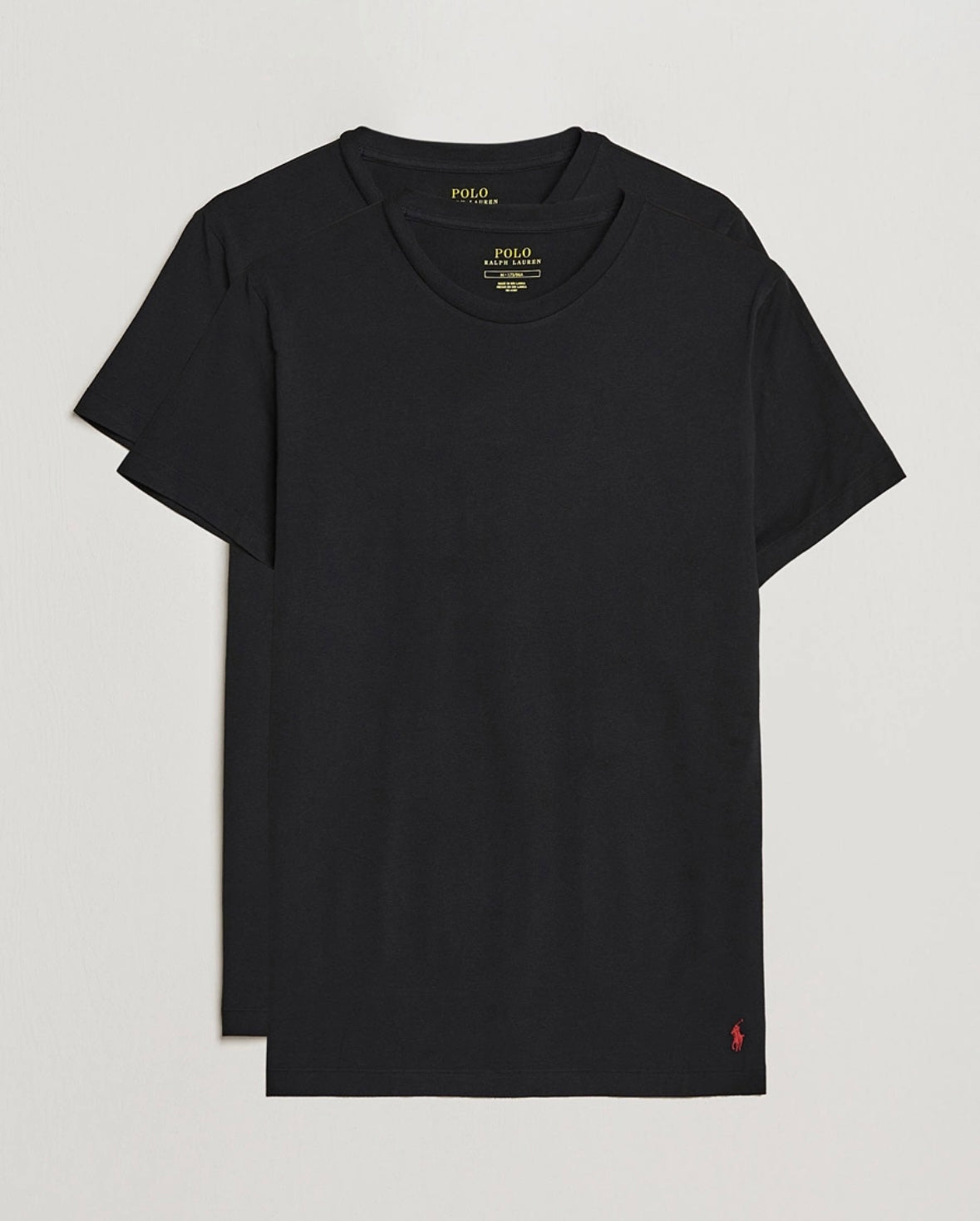 Classic Crewneck tee 2-pack Black