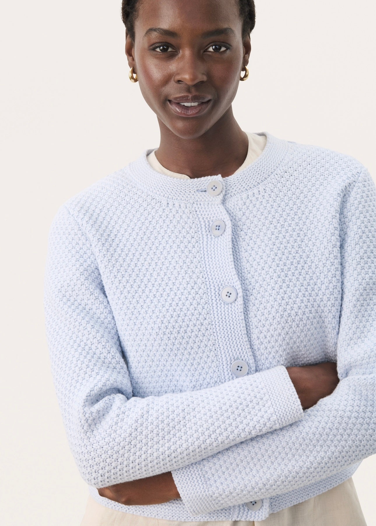 Part Two Elmie cardigan - Heather