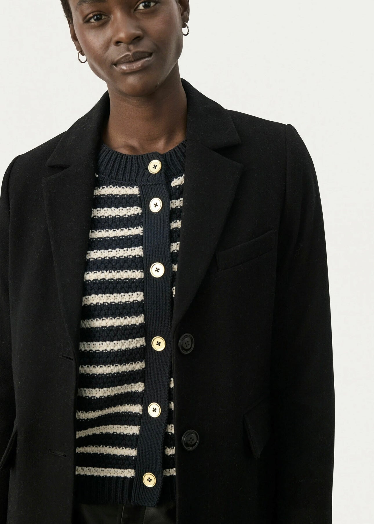 Part Two Leanette coat - Black