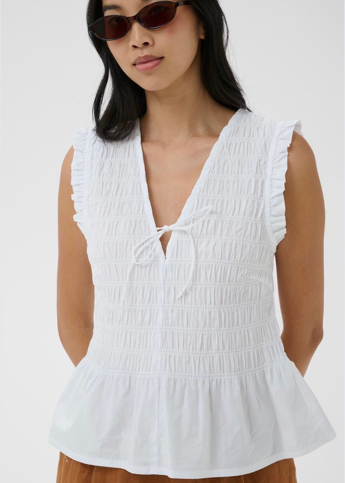 Borgny Top Bright White