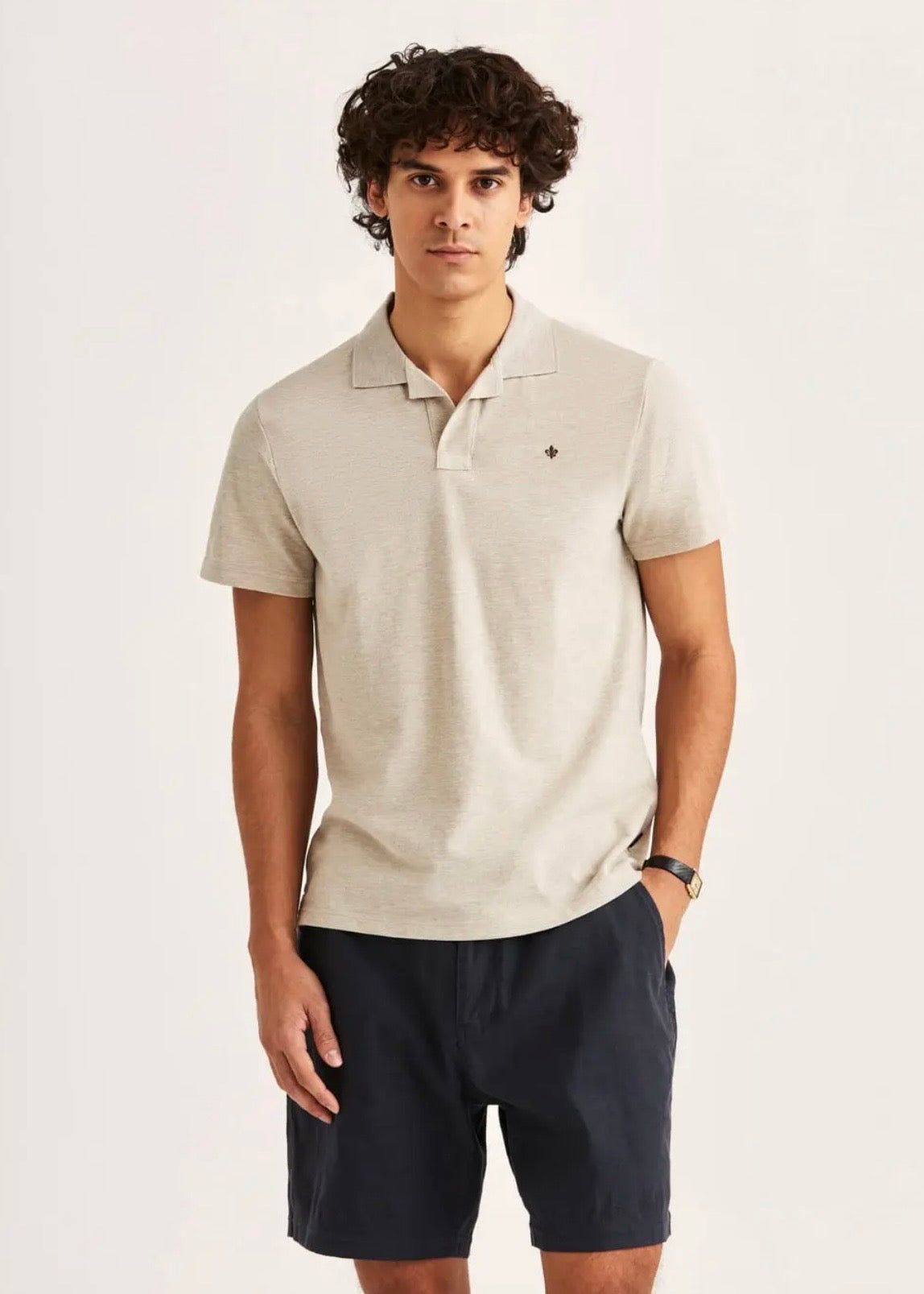Dylan Piqué Shirt Khaki