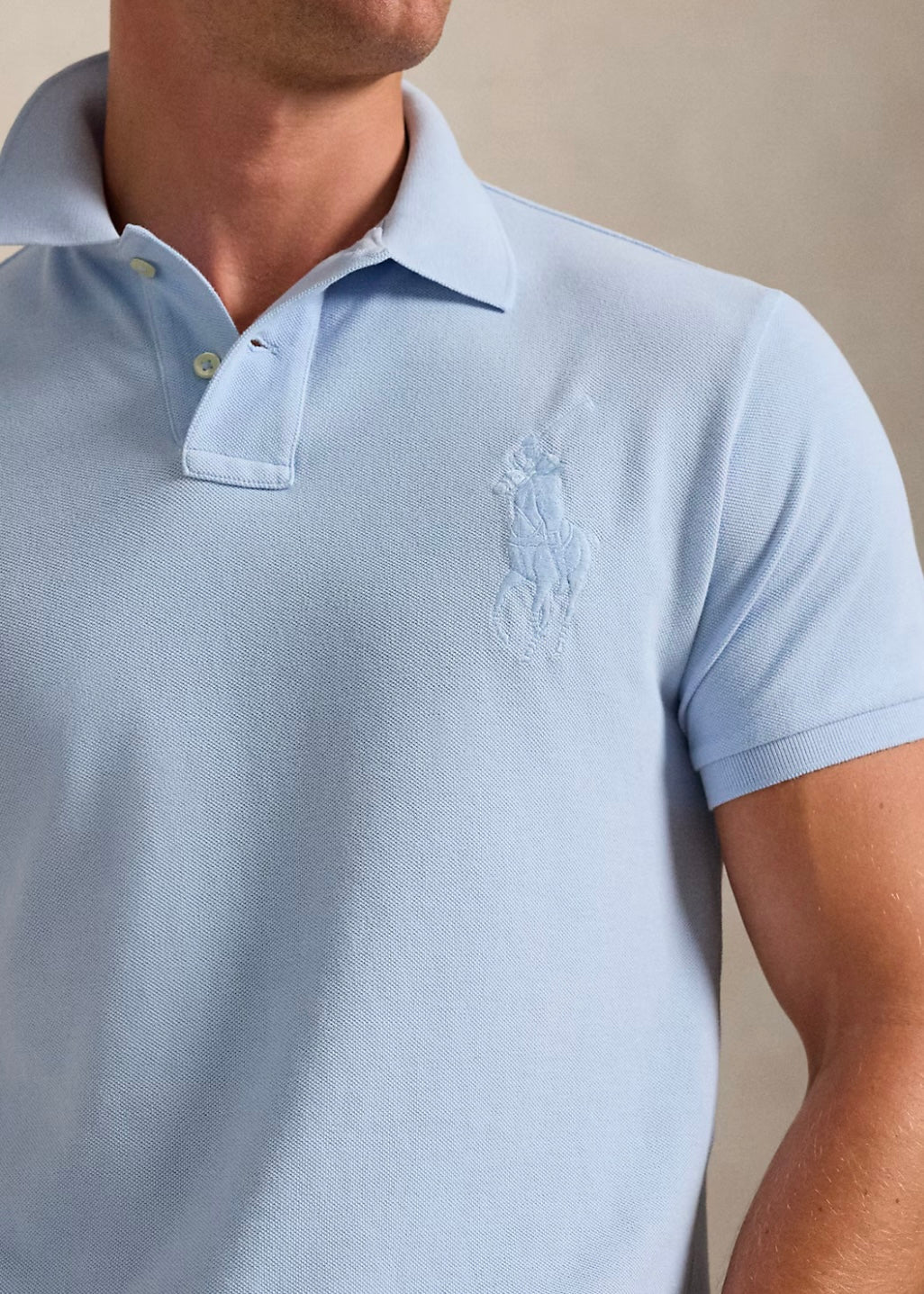Polo Ralph Lauren Big Logo pique - Chambray Blue
