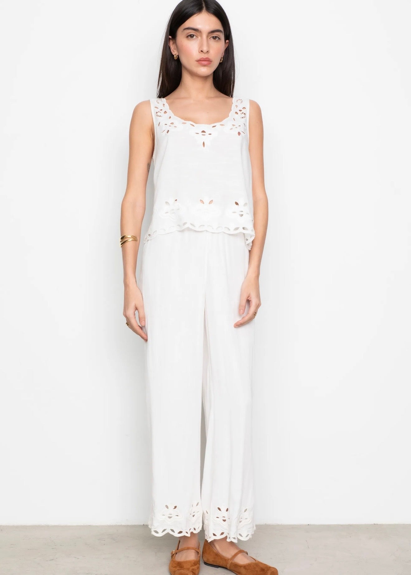 Evie Top White