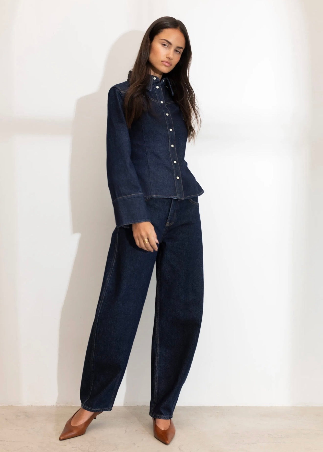 Cora Shirt Dark Blue
