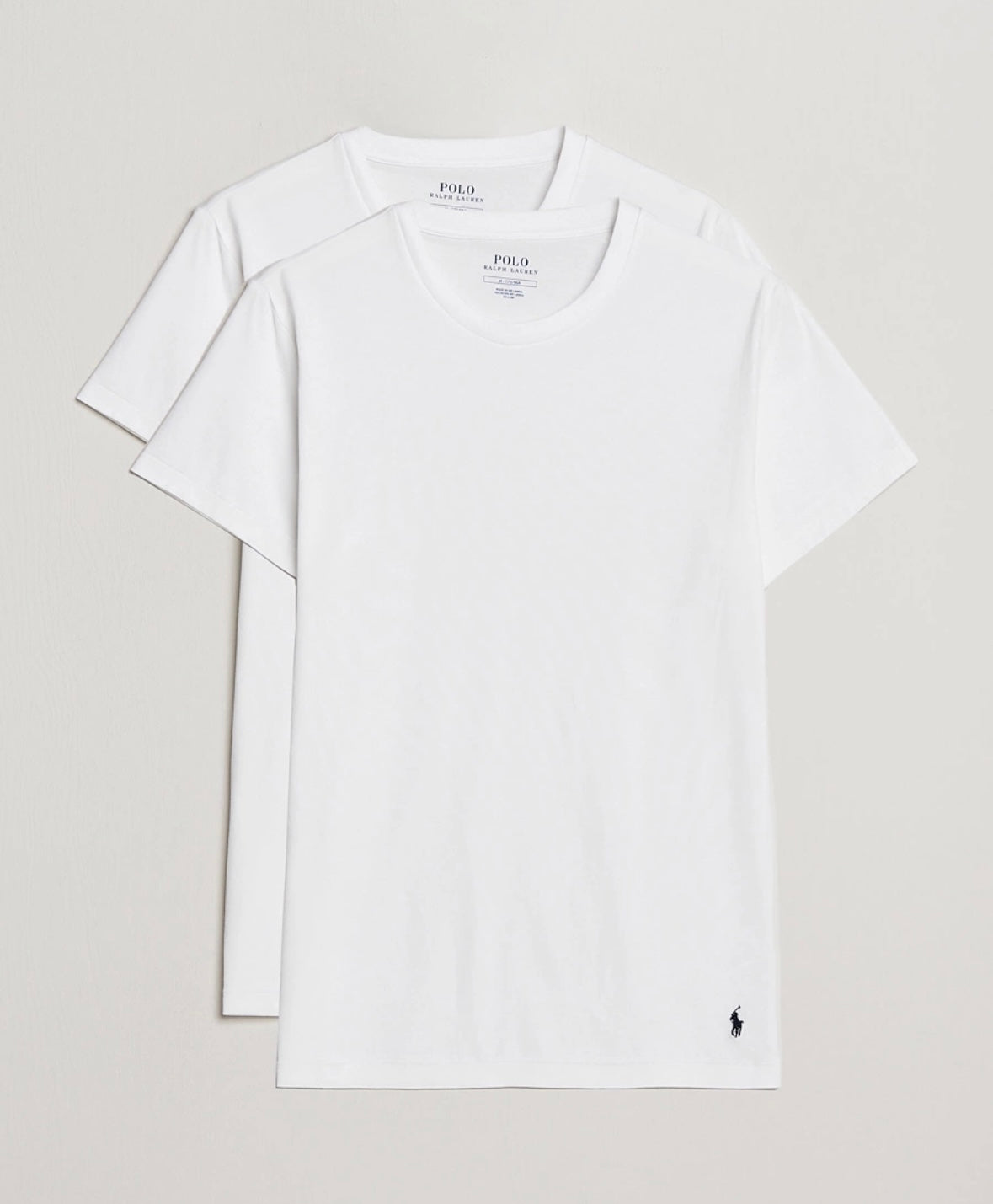 Classic Crewneck tee 2-pack White