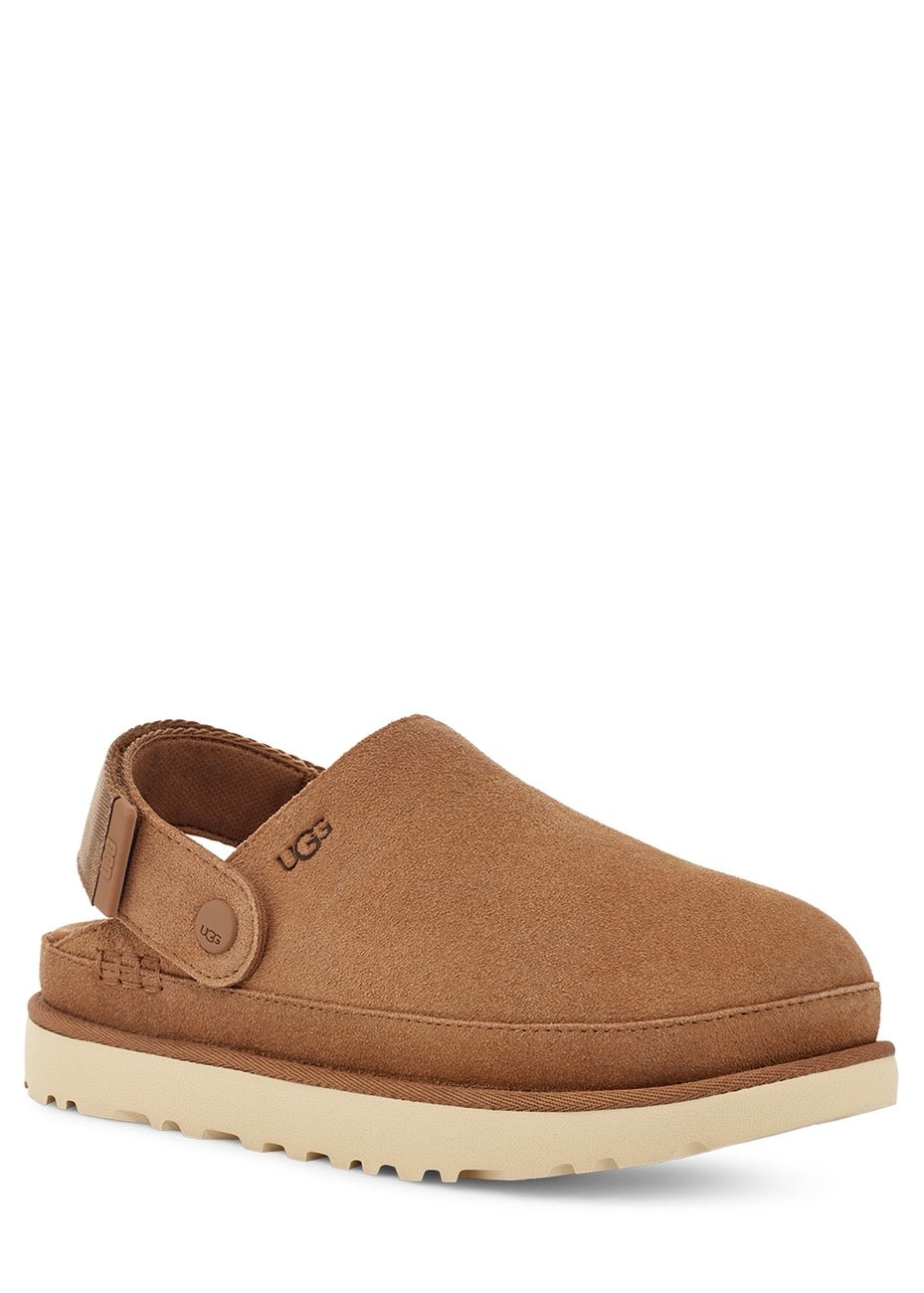 W Goldenstar Clog Chestnut