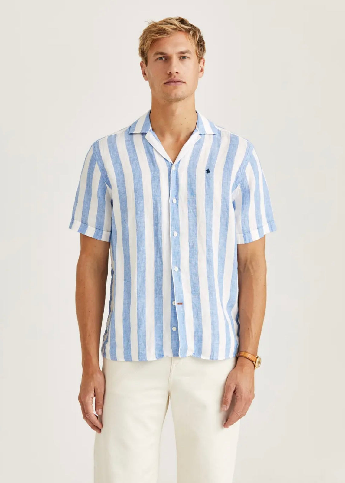 Morris Resort Linen shirt - Blue
