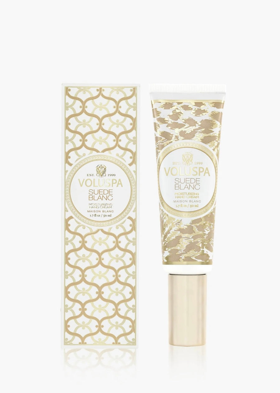 Hand Cream Suede Blanc