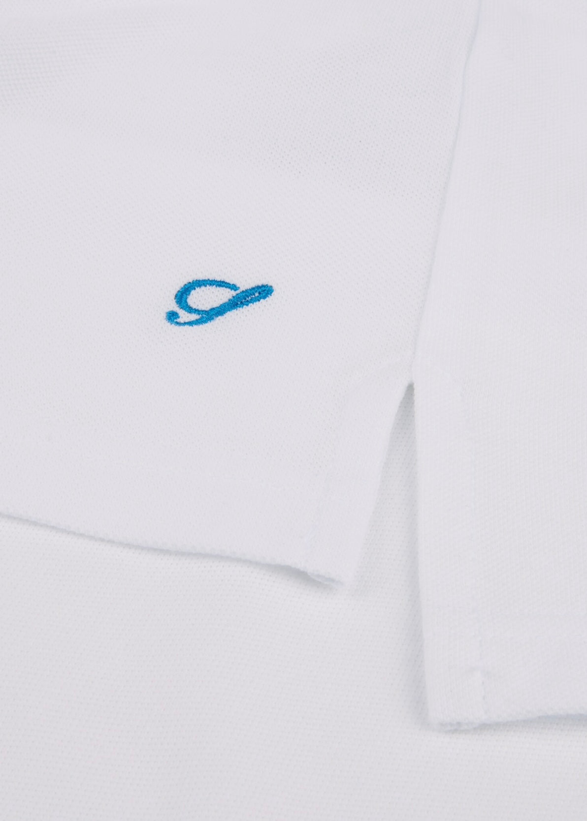 Stenströms Contrast pique - White