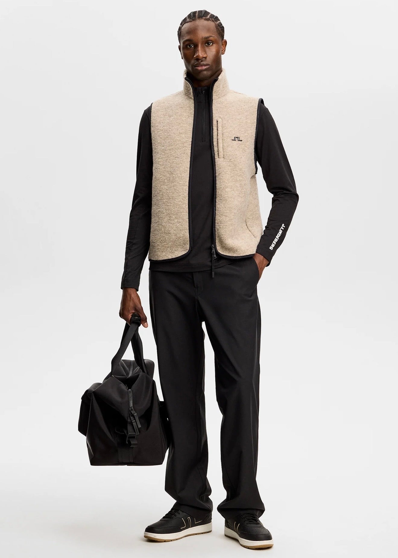 Duncan Wool Fleece Vest Moonbeam