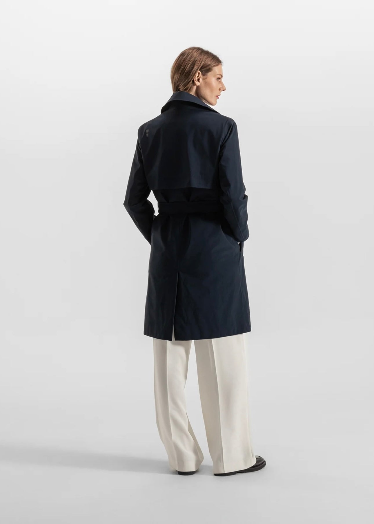 Skylar Trench Coat Navy