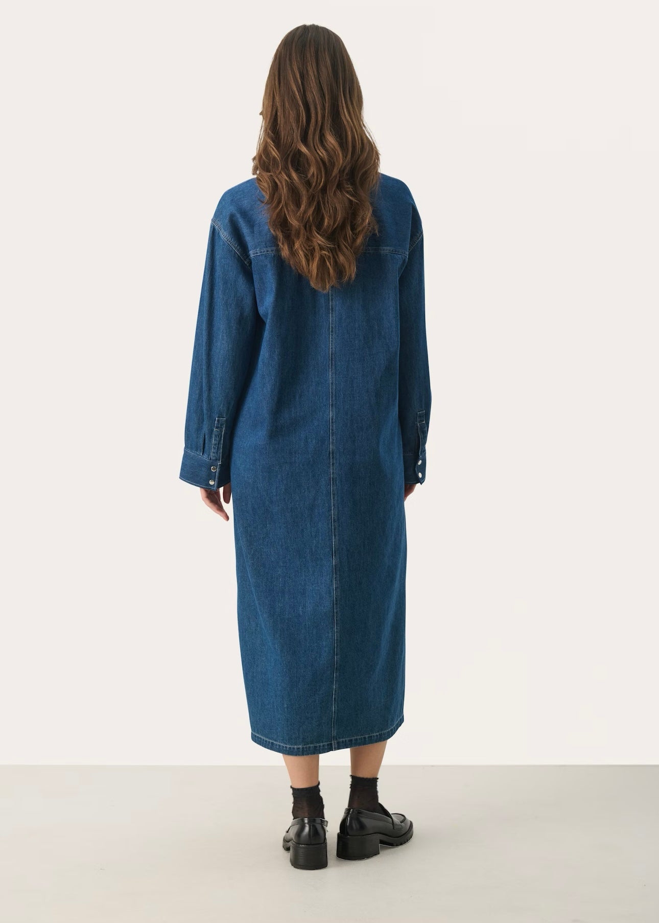 Part Two Lolla dress - Medium Blue Denim