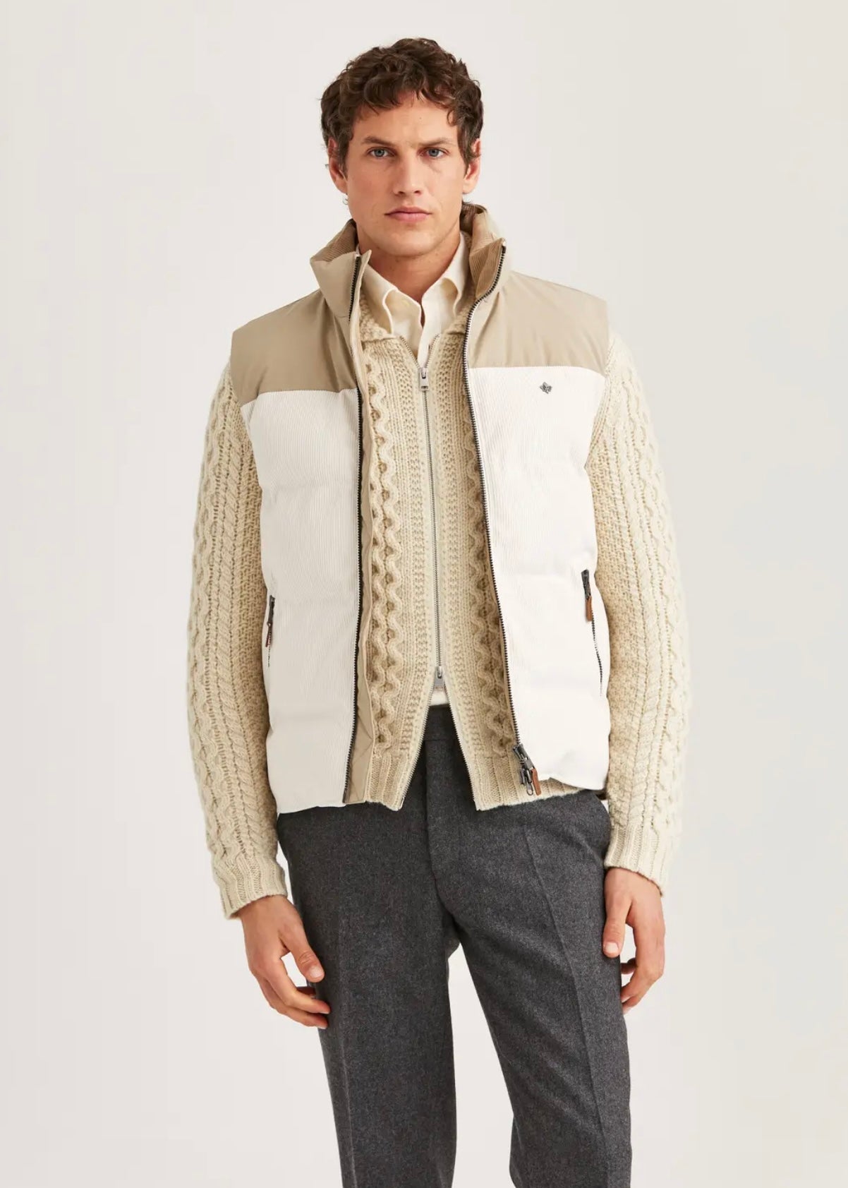 Catton Puffer vest Offwhite