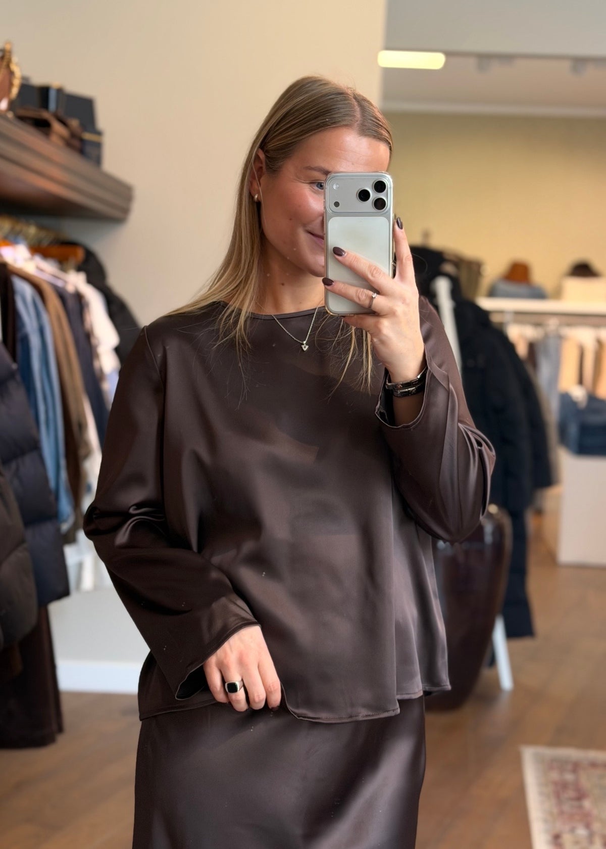 Alice Blouse Brown