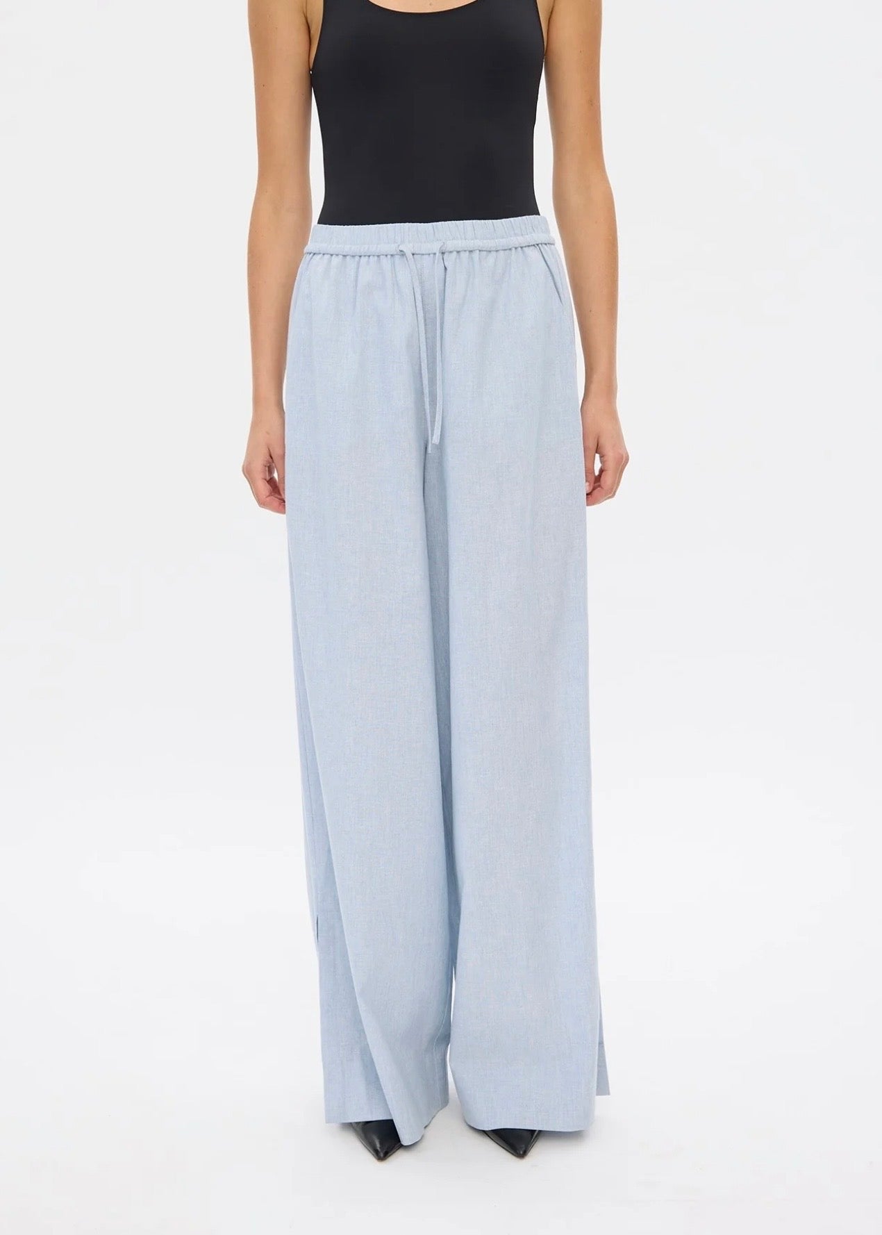 Paula Light Blue Linen