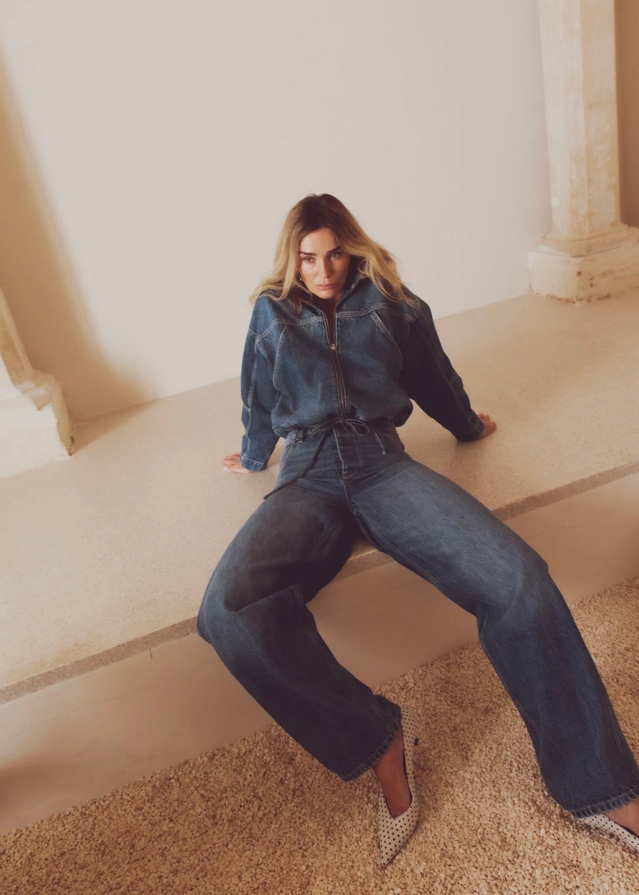 Libby Washed Dark Blue