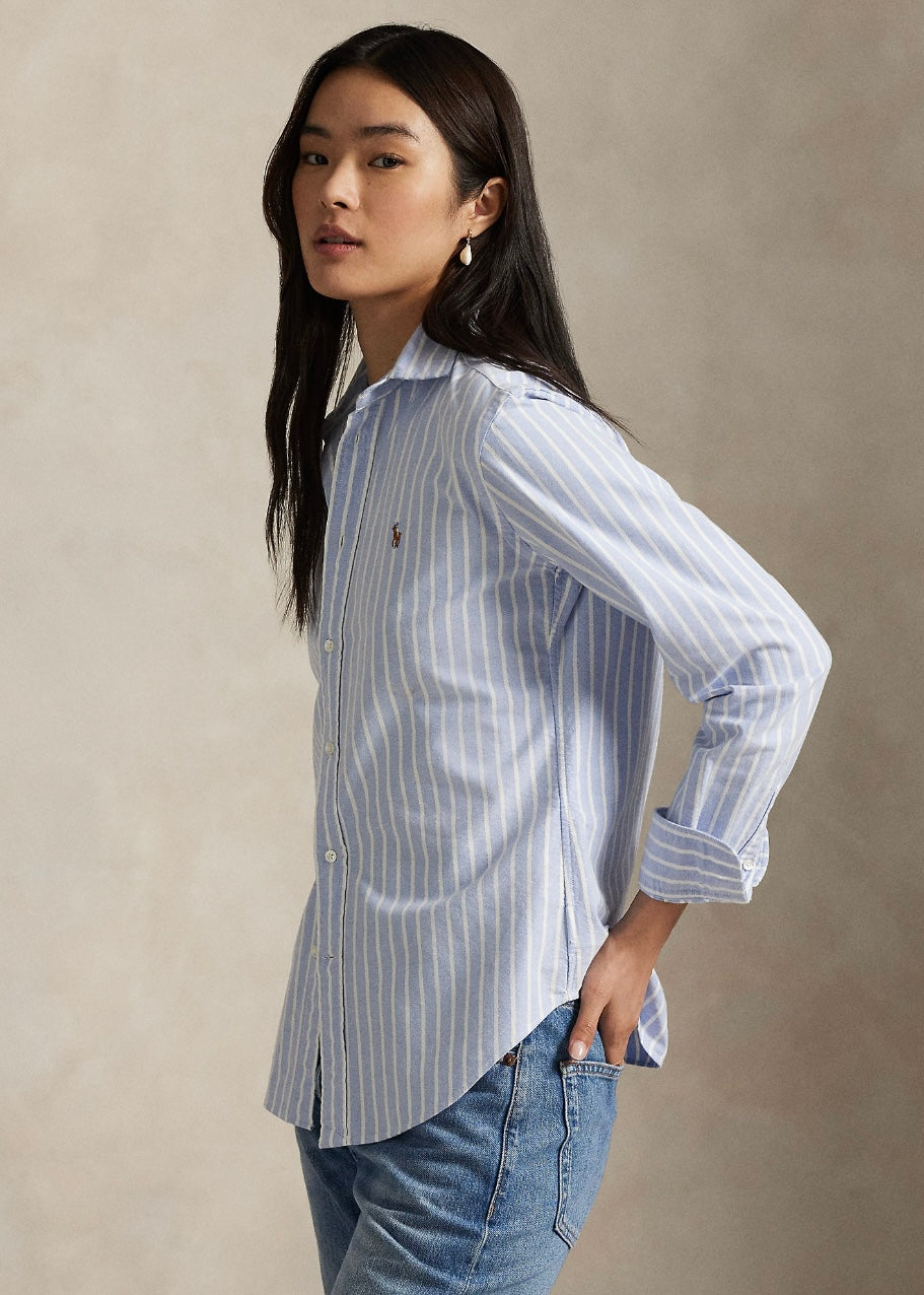 Striped Oxford shirt Blue/White