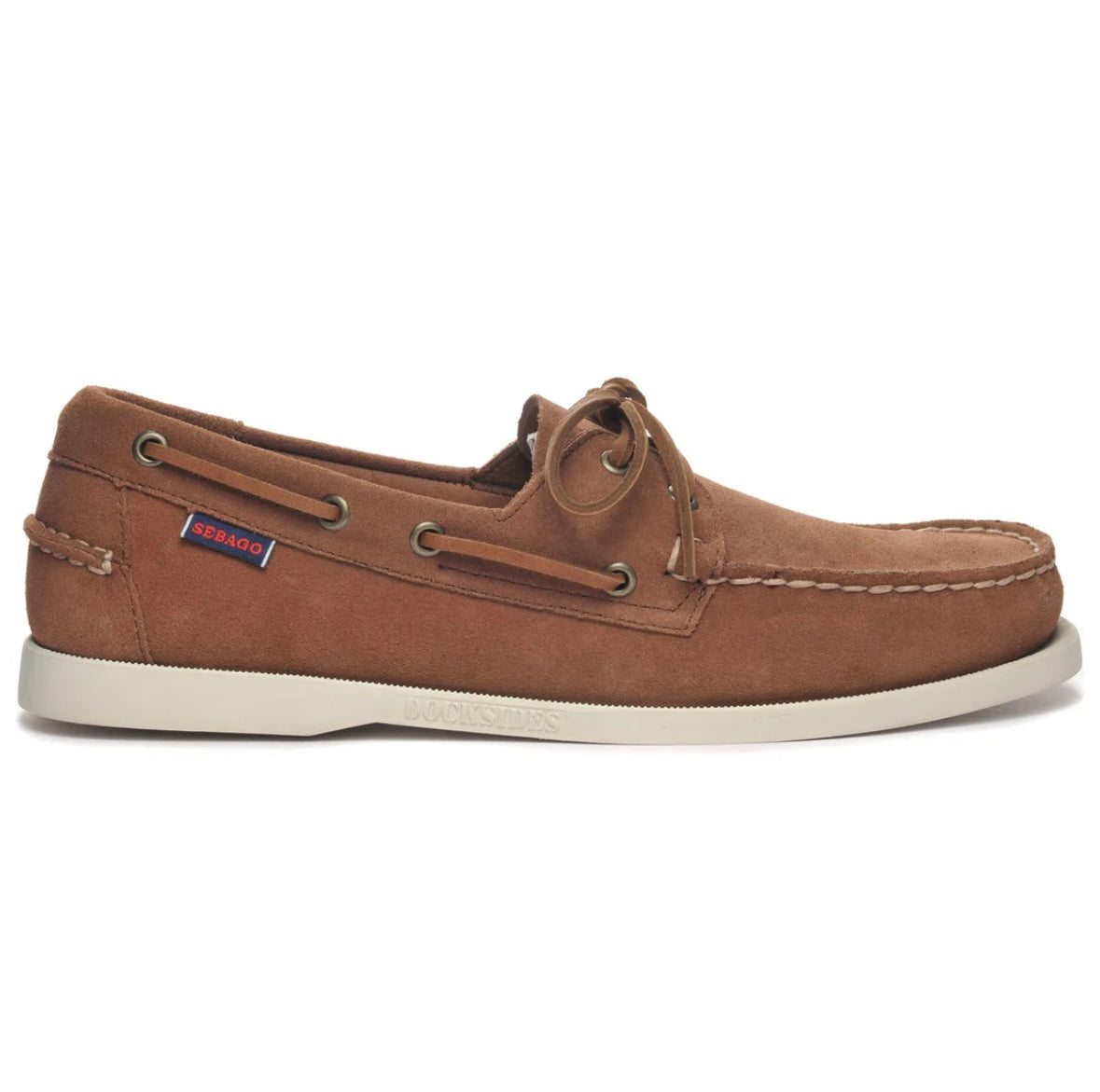 Sebago Docksides Portland Nubuck - Dk.Brown