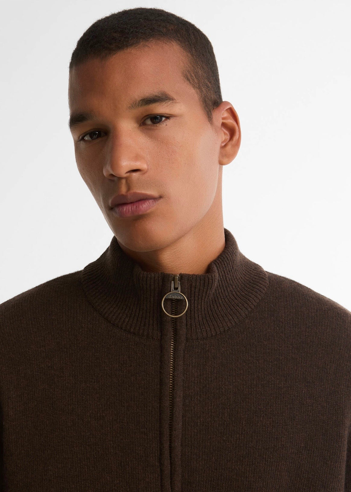 Holden Half Zip Dark Oak