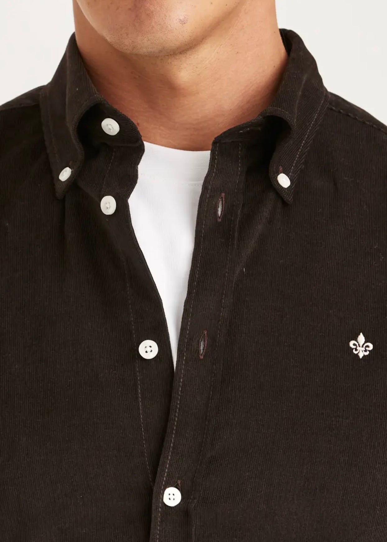 Douglas Cord shirt Brown