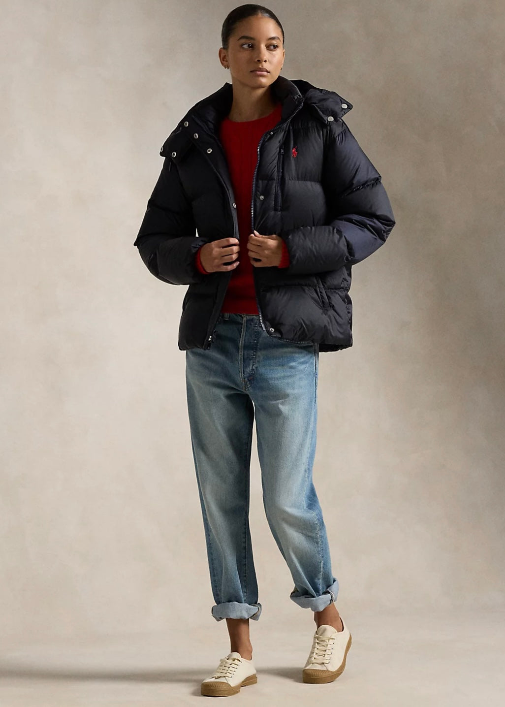 Quilted Down jacket RL Navy
