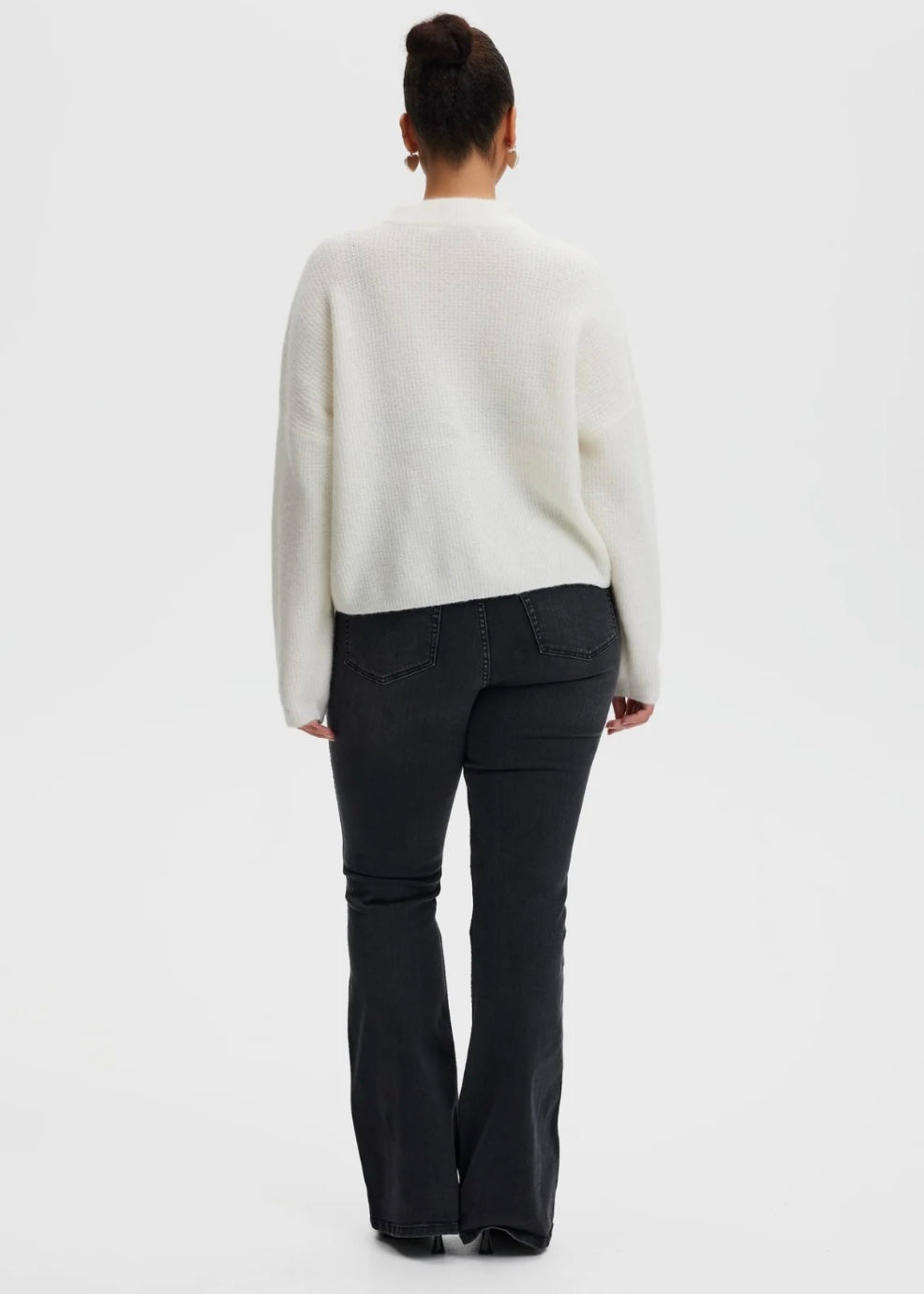 Alpha Short cardigan Ivory