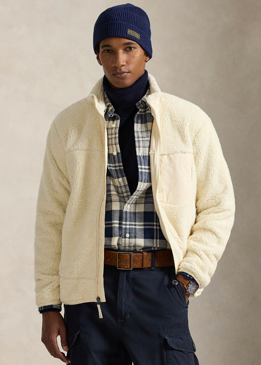 Pile Fleece Hybrid Jacket Andover Cream