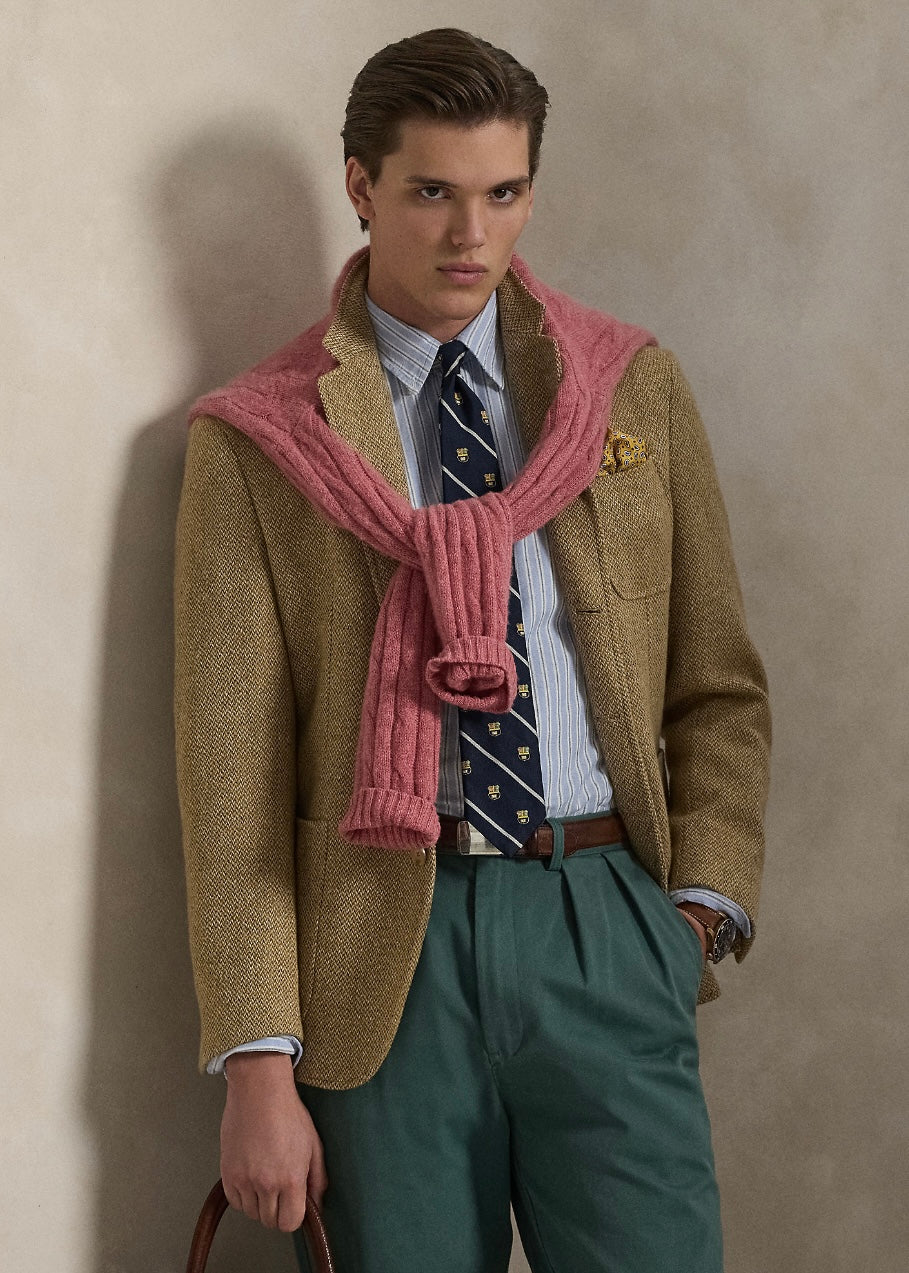 Custom Fit Striped Oxford Shirt Blue/White