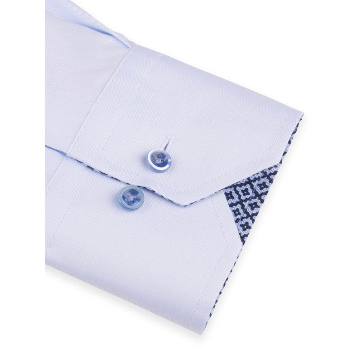 Stenströms Contrast shirt fitted body - 684751 0518 100