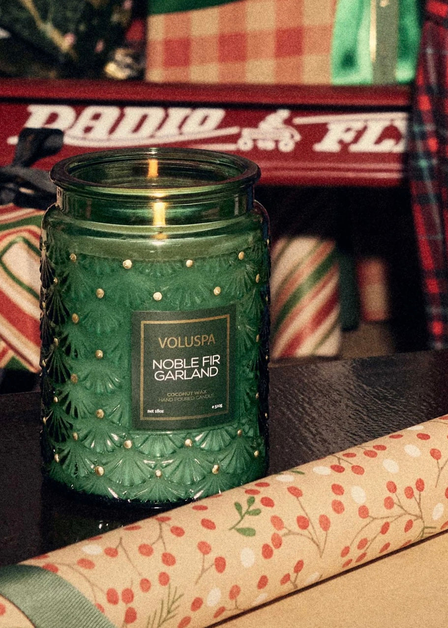 Large Jar Noble Fir Garland