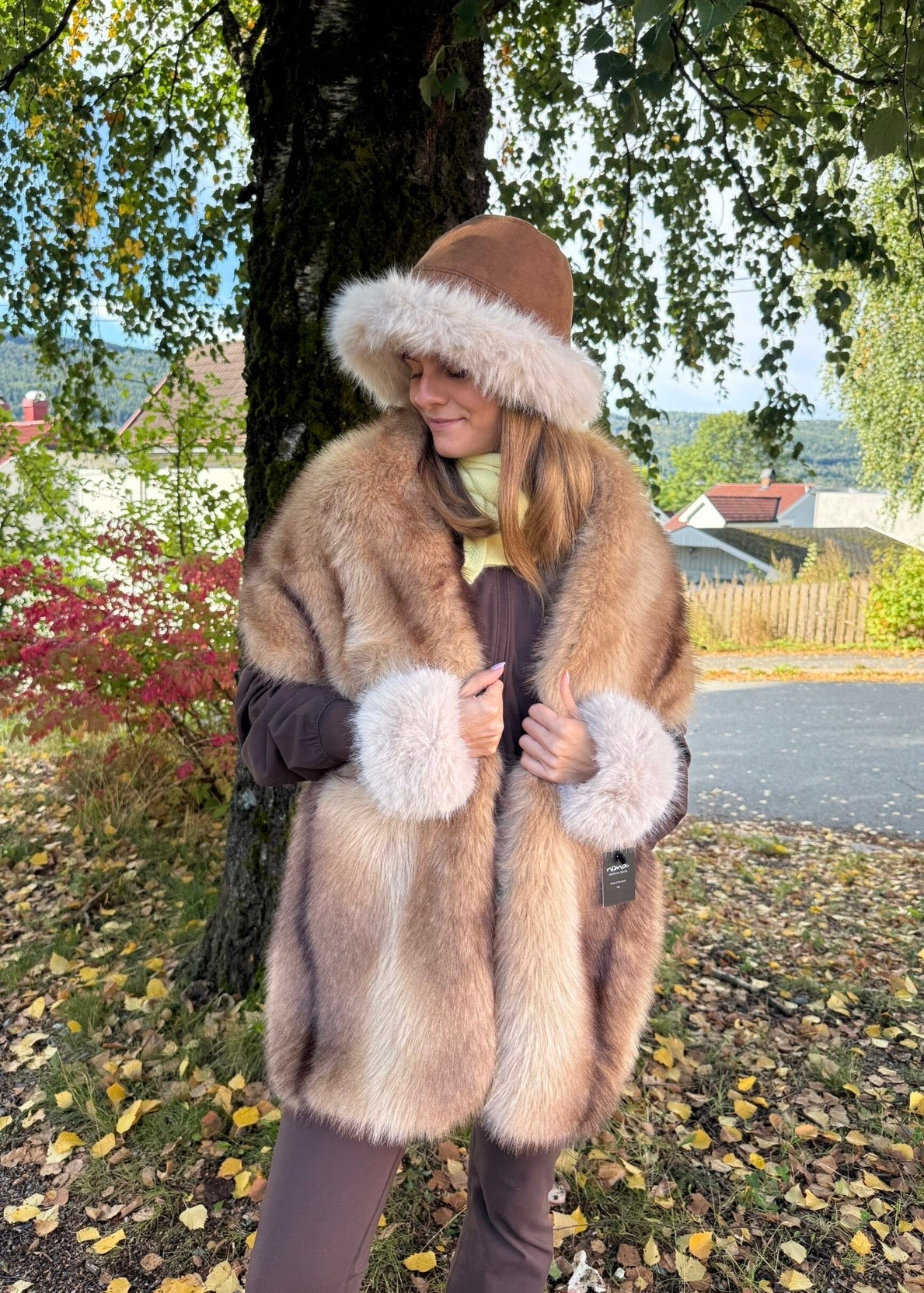 Saga Semsket Bøttehatt Chestnut