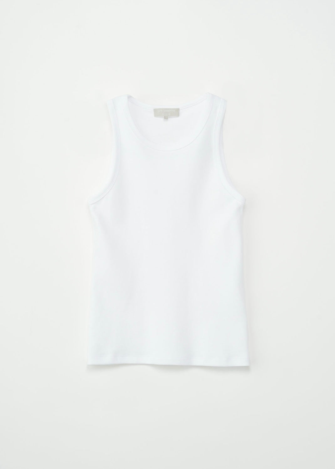 Julie Josephine Ella Rib top - White