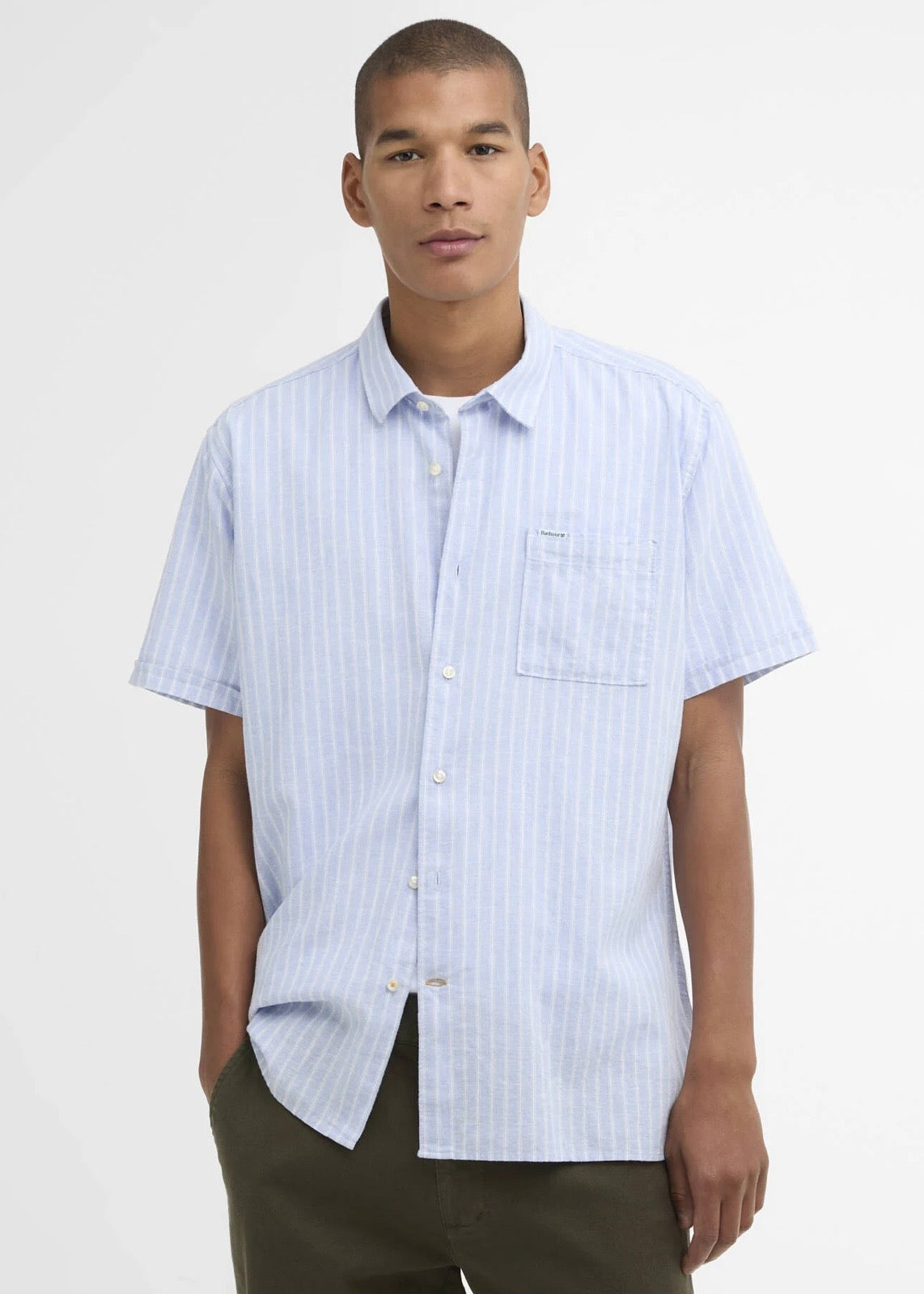 Nelson Striped Shirt Blue