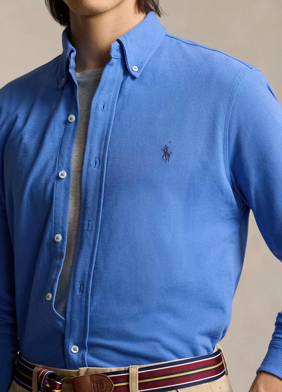 Ralph Lauren Featherweight Mesh shirt - New England