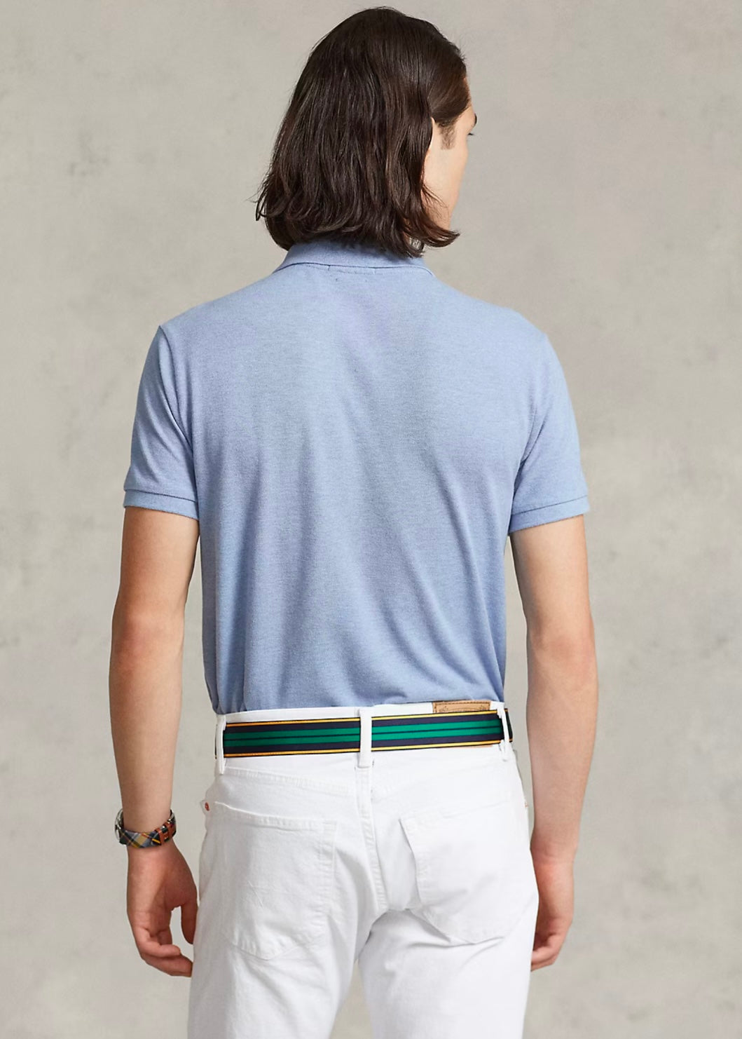 Mesh Polo Shirt Isle Heather