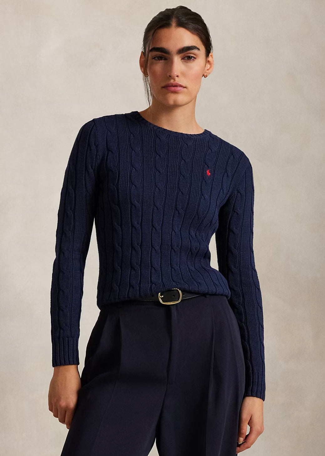 Polo Ralph Lauren Cotton Cable sweater - Navy