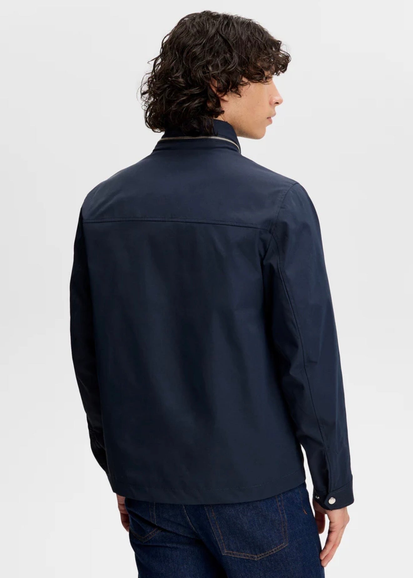Bailey Recy Poly Jacket Navy