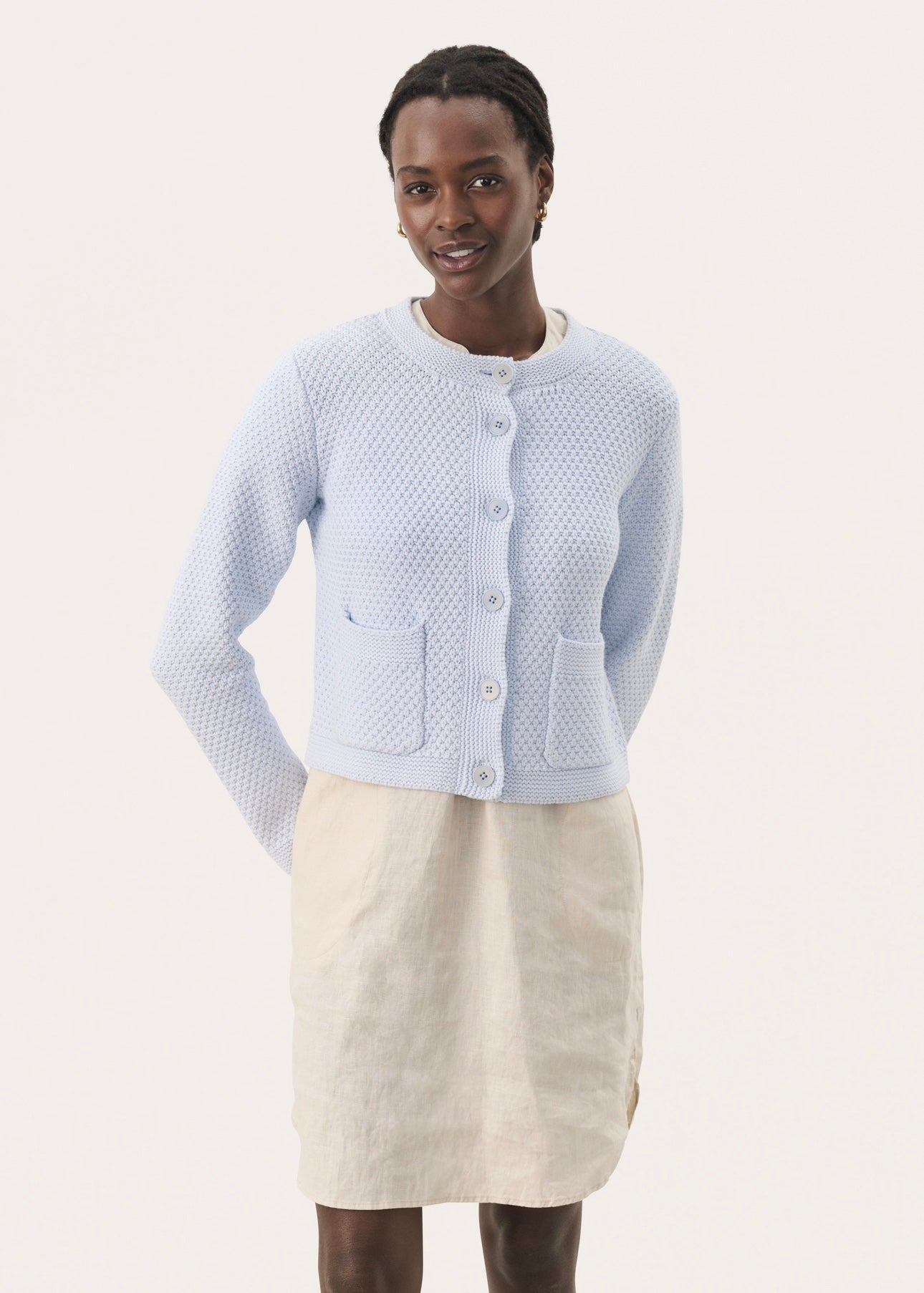 Part Two Elmie cardigan - Heather