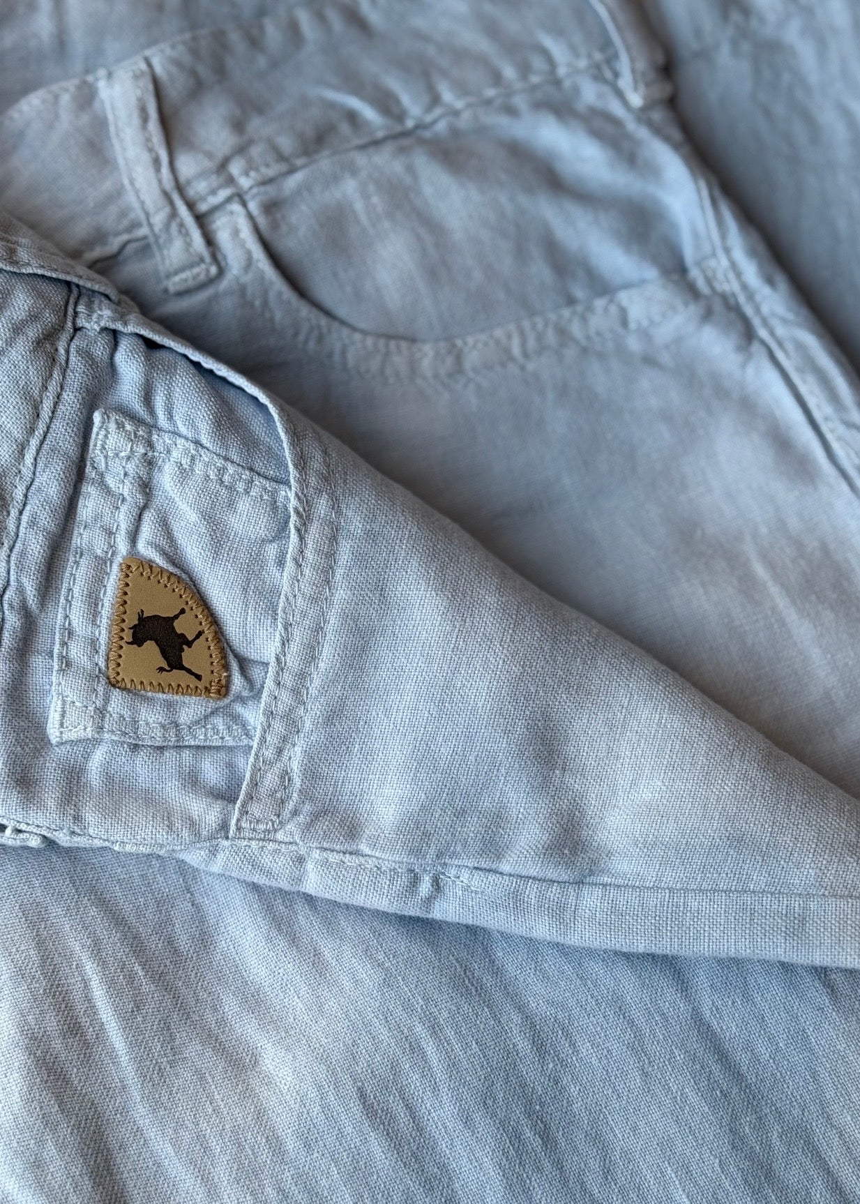 Culotte Linen Summer Pearl Blue